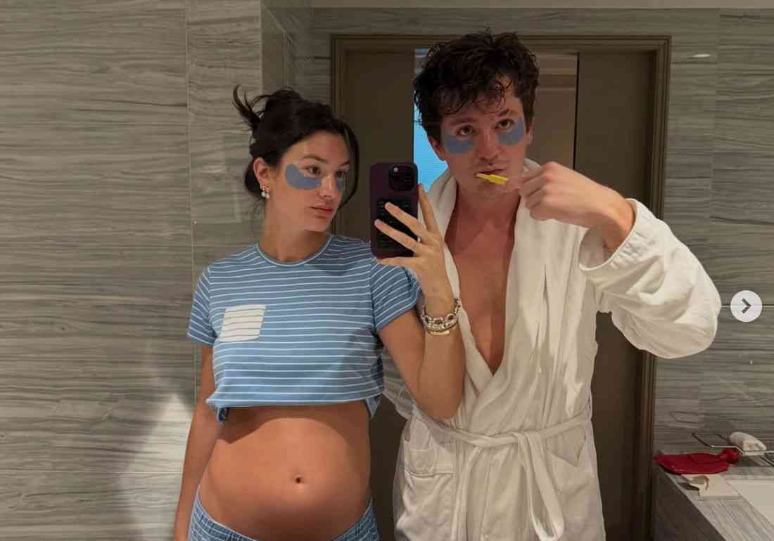 Charlie Puth and Brooke Sansone share sweet baby bump photos
