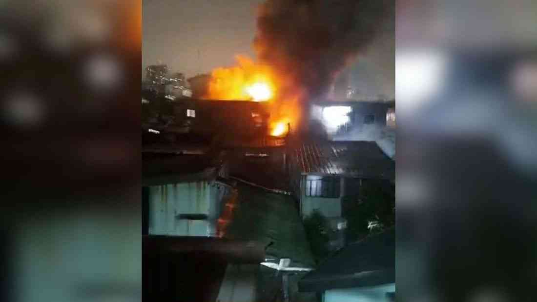 Fire hits Tondo residential area, reaches 2nd alarm