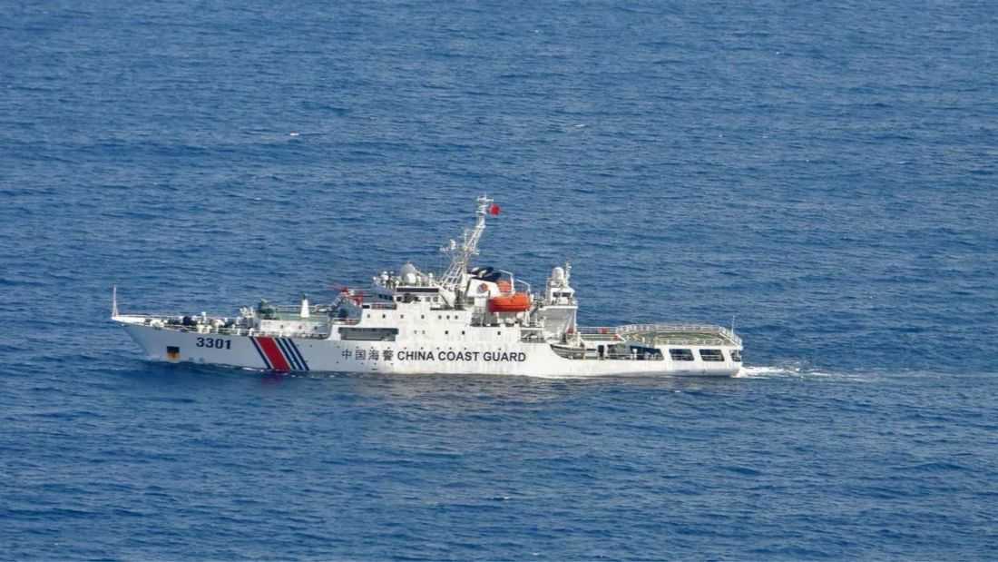 4 Chinese Coast Guard vessels spotted near Zambales, Bajo de Masinloc