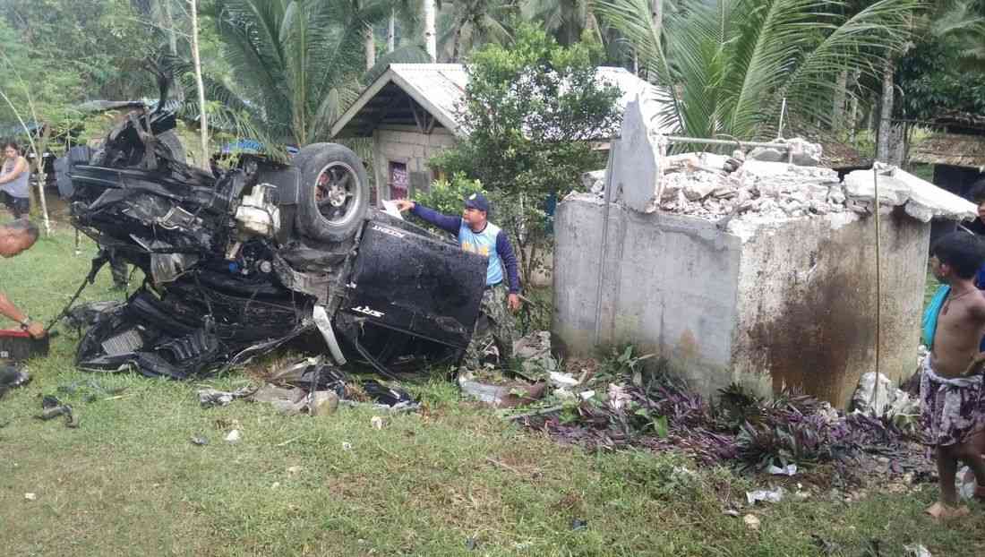 Police officer survives crash in Paranas, Samar