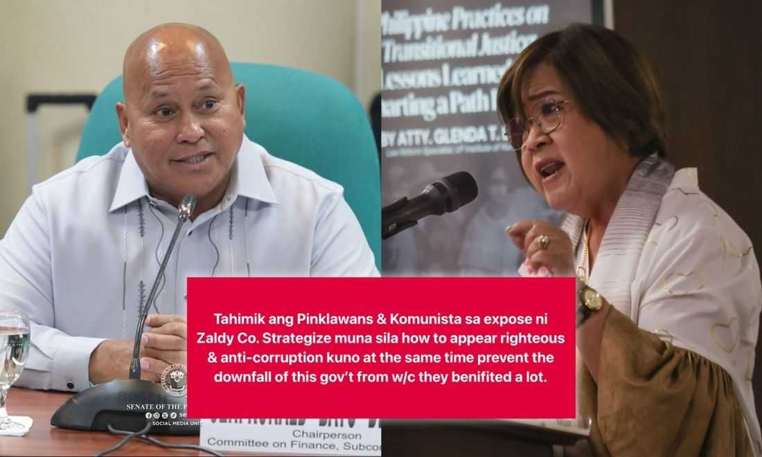 De Lima rebuts Dela Rosa, says ‘pinklawan’ not silent or hiding after Zaldy Co's bombshell