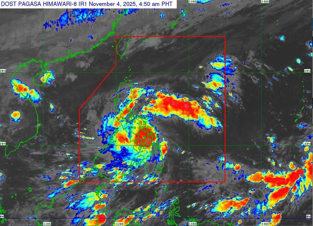 Typhoon ‘Tino’ nears Cebu, brings life-threatening conditions over Camotes Islands