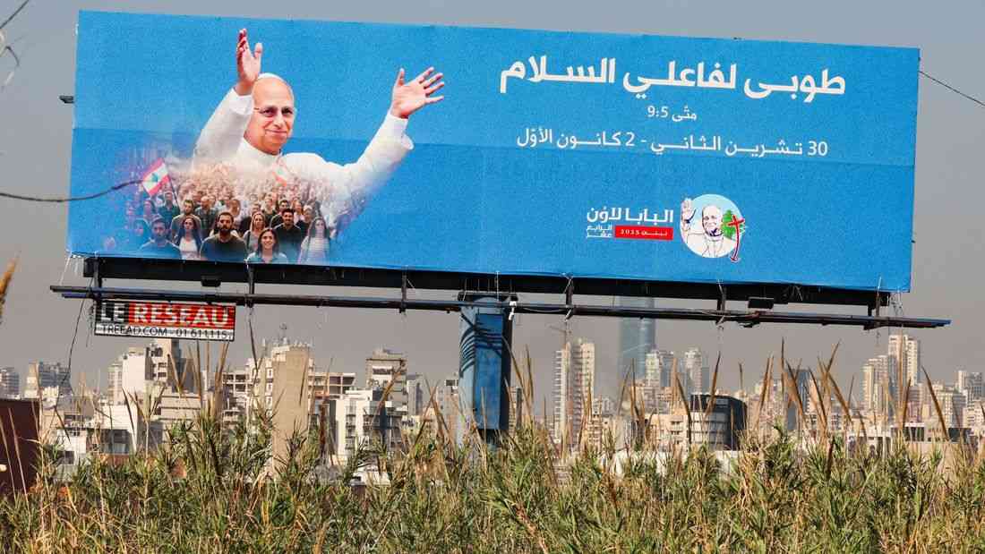 Pope Leo taking peace message to Lebanon, target of Israeli strikes