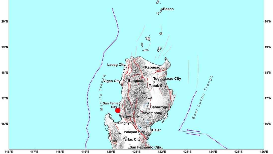 Magnitude 4.8 earthquake jolts Bauang, La Union