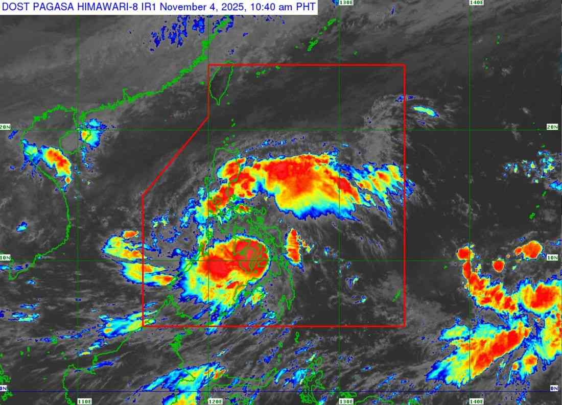 Typhoon #TinoPH slightly weakens, continues to threathen Western Visayas and Negros Island Region
