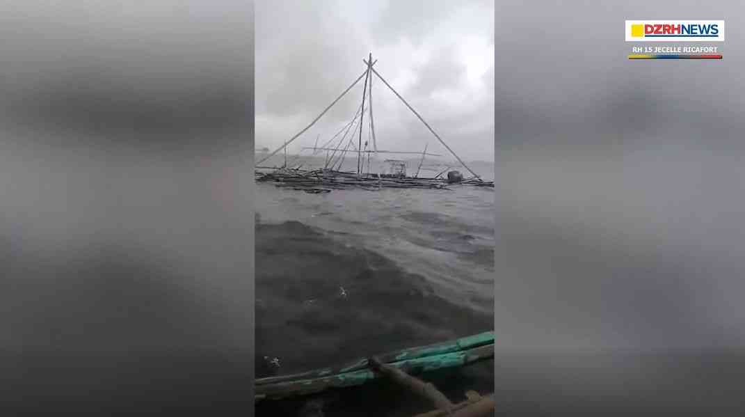 Nearly 10 fish traps in Manila Bay destroyed by 'Uwan'