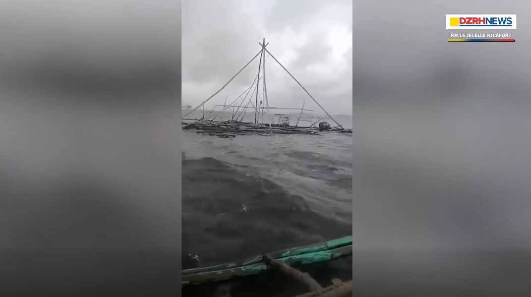 Nearly 10 fish traps in Manila Bay destroyed by 'Uwan'