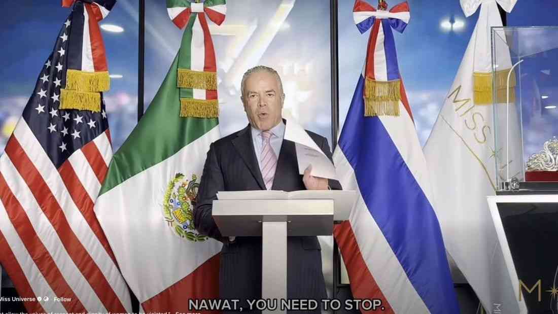 MU president calls out Thai host’s confrontation with Miss Mexico, restricts his role in competition