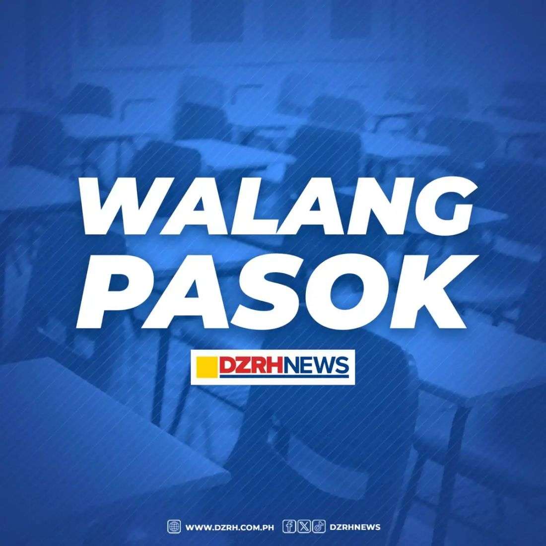#WalangPasok: Class suspended for Nov. 3 due to #TinoPH