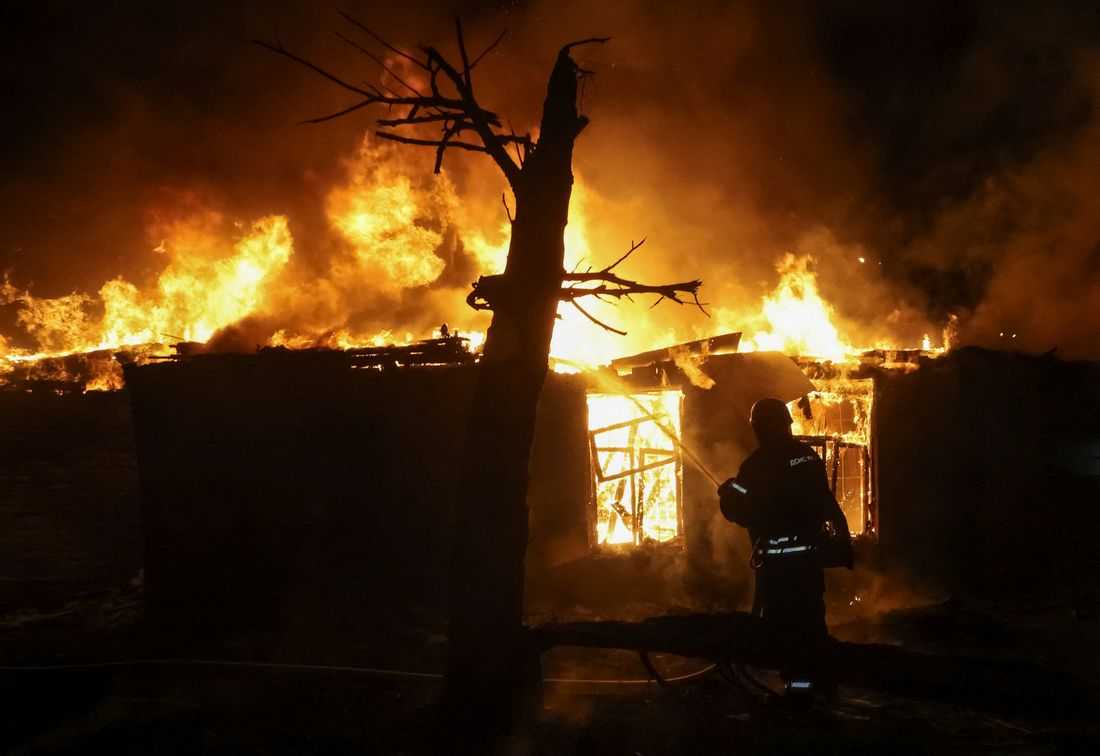 Four killed in massive Russian drone attack on Kharkiv, officials say