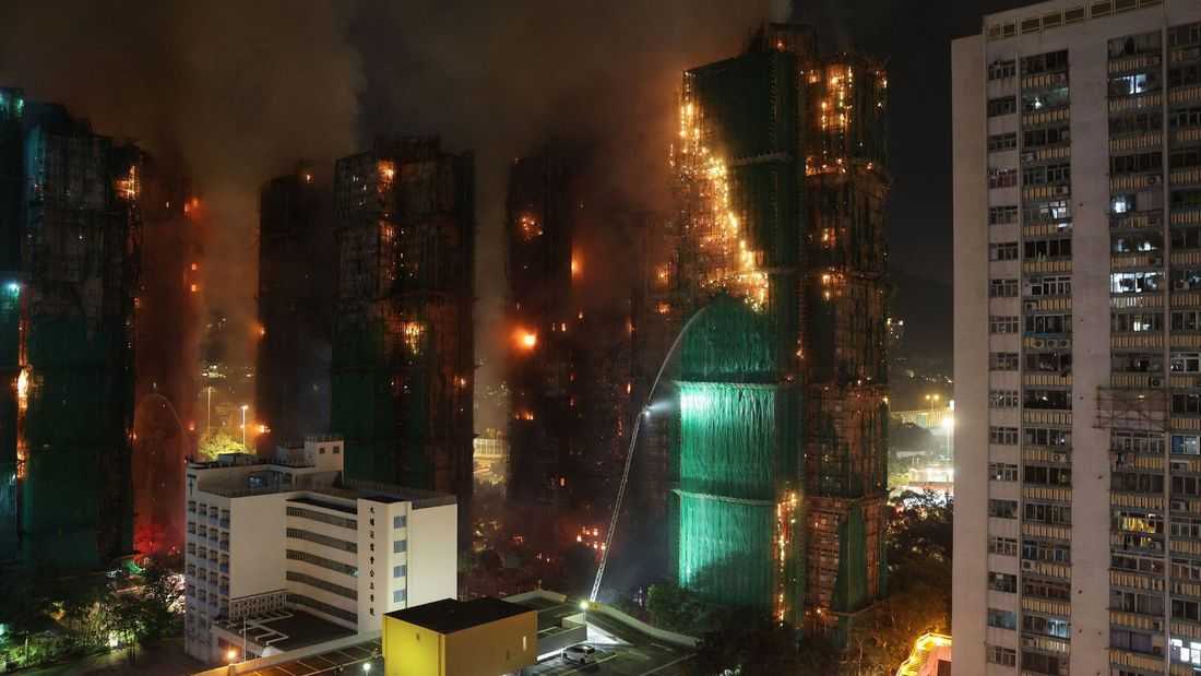 Hong Kong fire kills 55, hundreds missing as police blame ‘grossly negligent’ construction firm