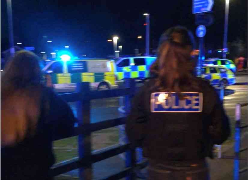 UK train stabbings injure nine, police arrest two suspects