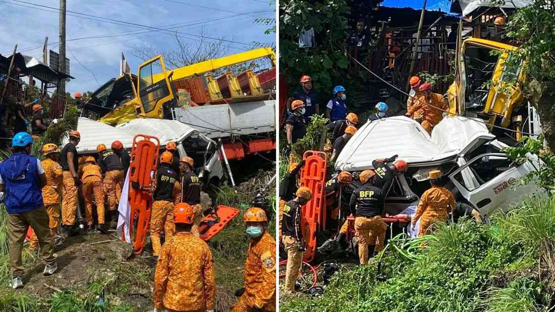 11 dead, 1 survivor in Albay 10-wheeler truck crash