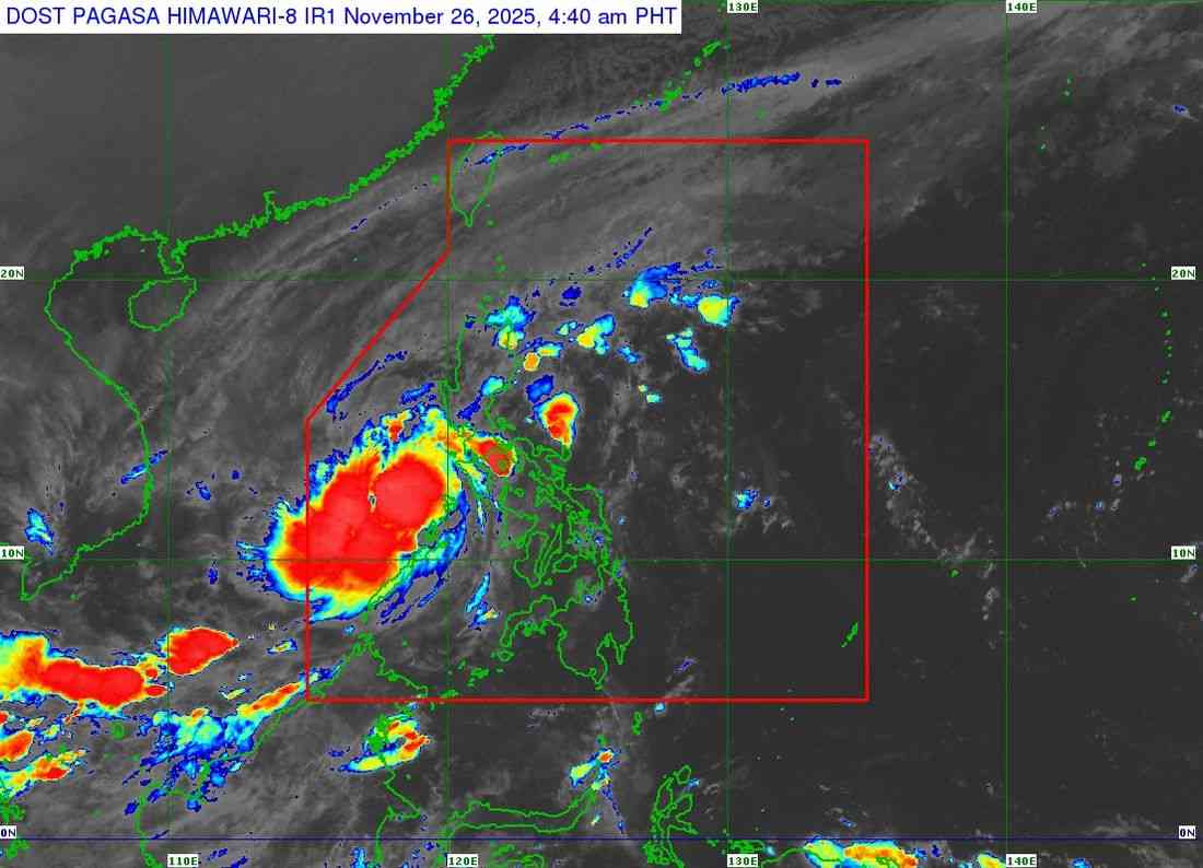 Signal No. 2 hoisted in Calamian Islands, Northern Palawan as TS Verbena intensifies