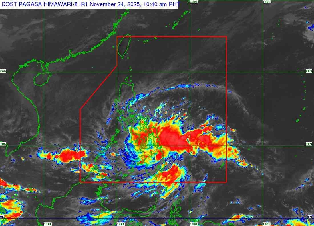 TD Verbena maintains strength; Signal no. 1 raised in several areas across PH