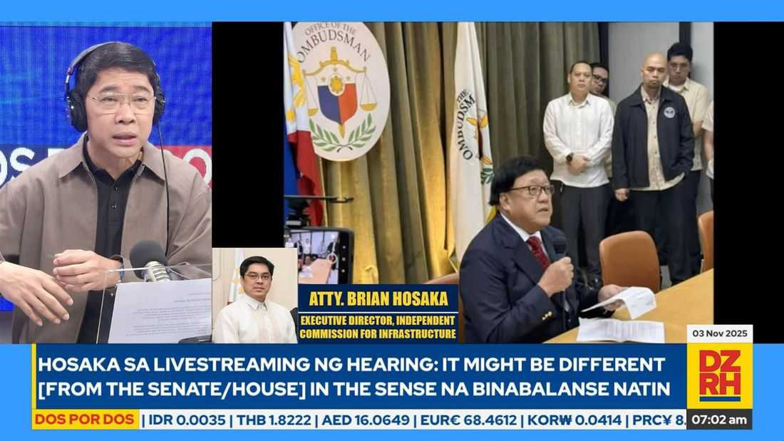 ICI hearings may resume next week pending live streaming guidelines – Hosaka