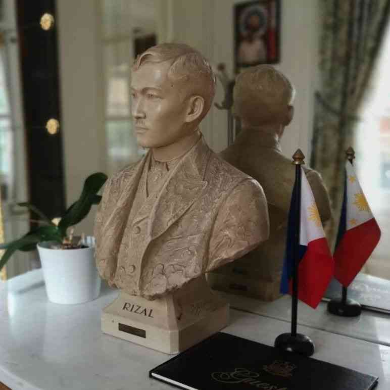 PH Embassy working on recovery or replacement of missing Rizal bust in Paris