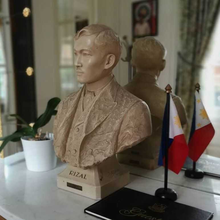 PH Embassy working on recovery or replacement of missing Rizal bust in Paris