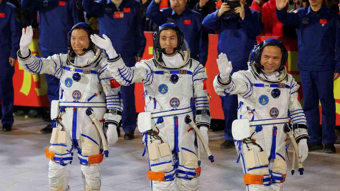 China sends its youngest astronaut to 'Heavenly Palace' space station