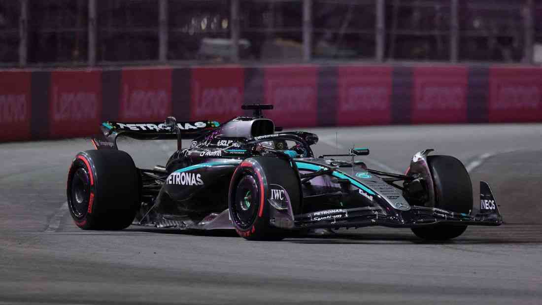 Russell fastest in final Las Vegas GP practice