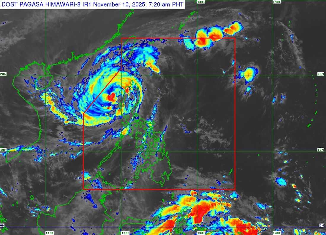 Typhoon Uwan maintains strength as it heads over WPS