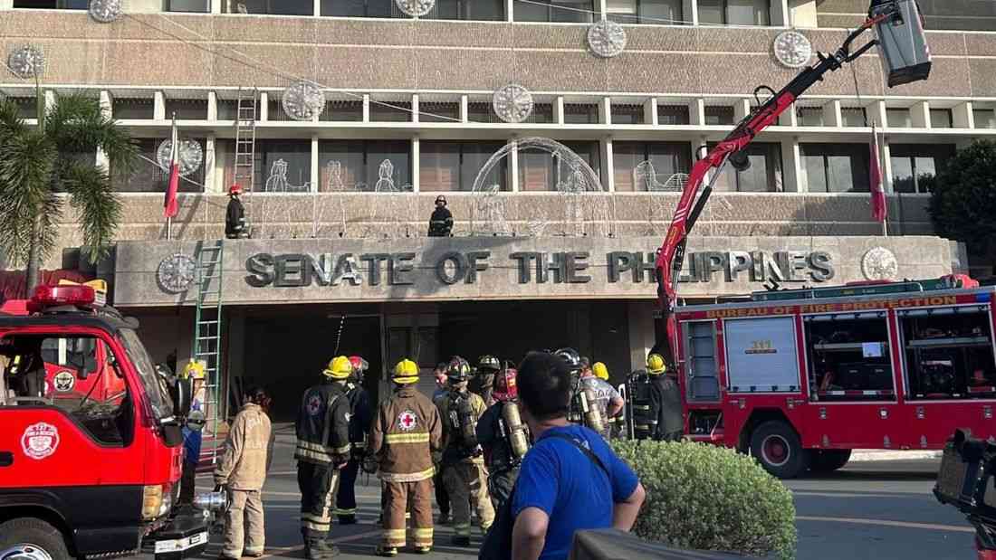 Fire hits Senate building, critical documents unharmed – SP Sotto