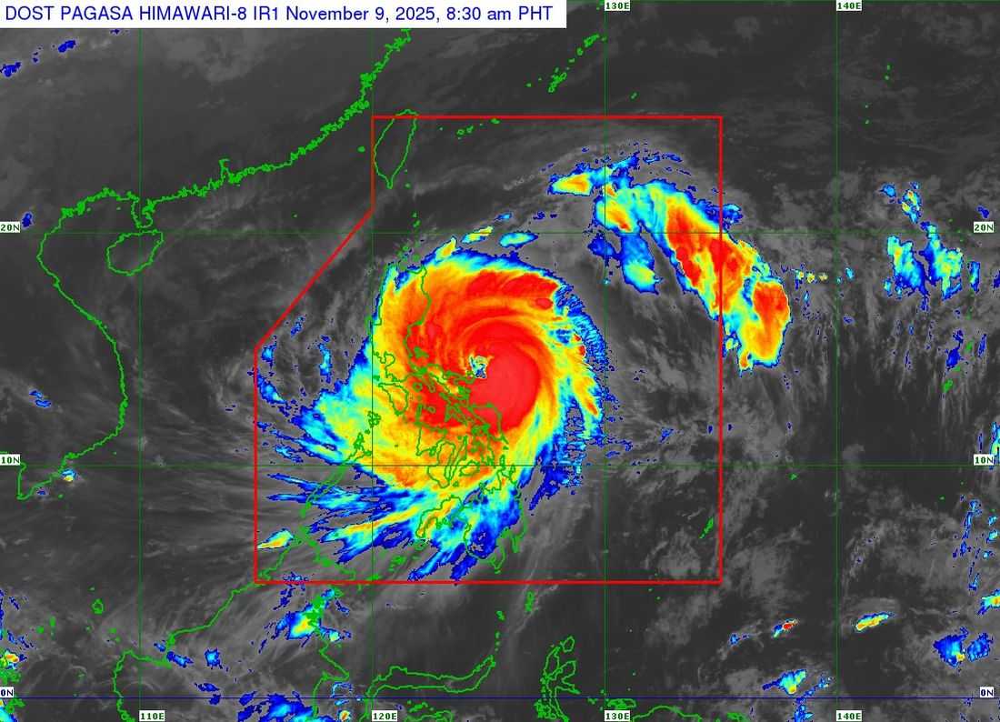 Typhoon Uwan intensifies into Super Typhoon; Signal No. 5 up in 4 areas