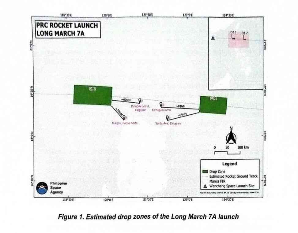 PCG warns of possible rocket debris in Ilocos Norte, Cagayan waters