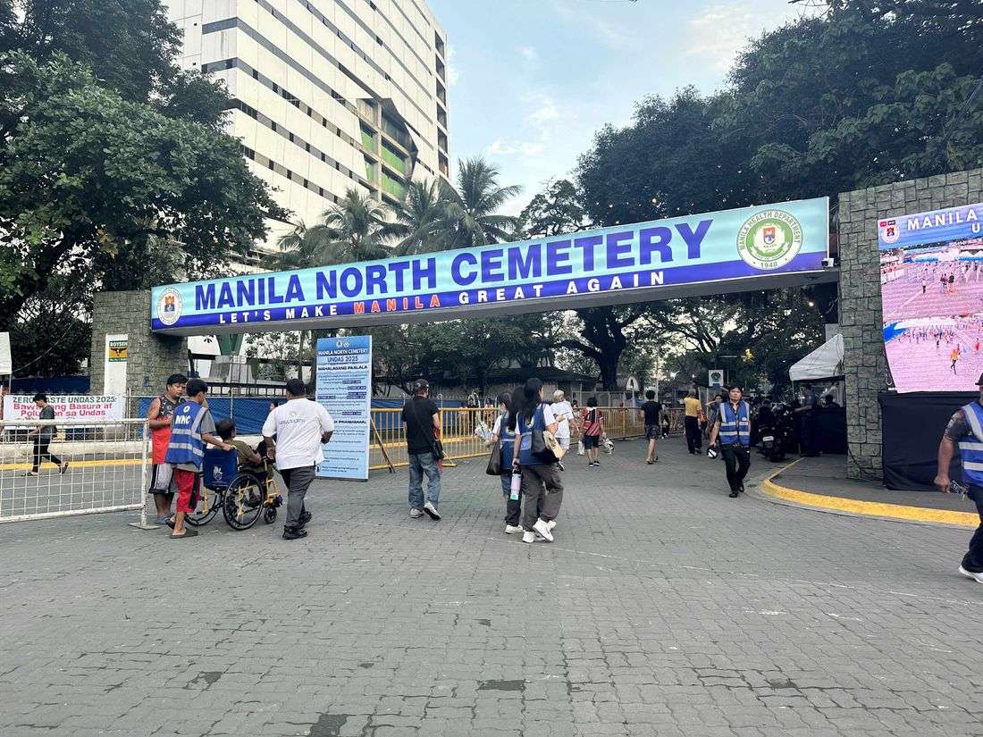 Over 1 million visitors flock to Manila North Cemetery