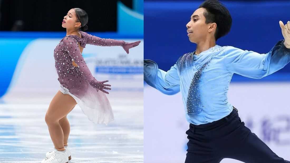 Maxine Bautista, Paolo Borromeo Nat’l Figure Skating champs once more