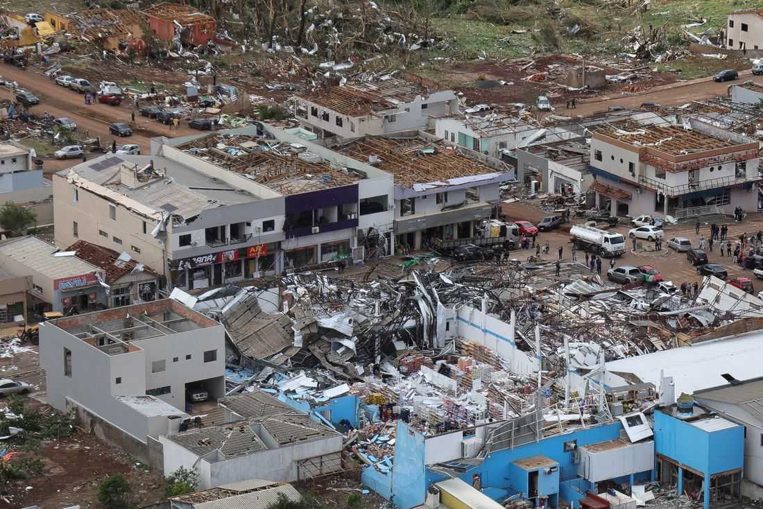 Tornado in southern Brazil kills six, injures hundreds