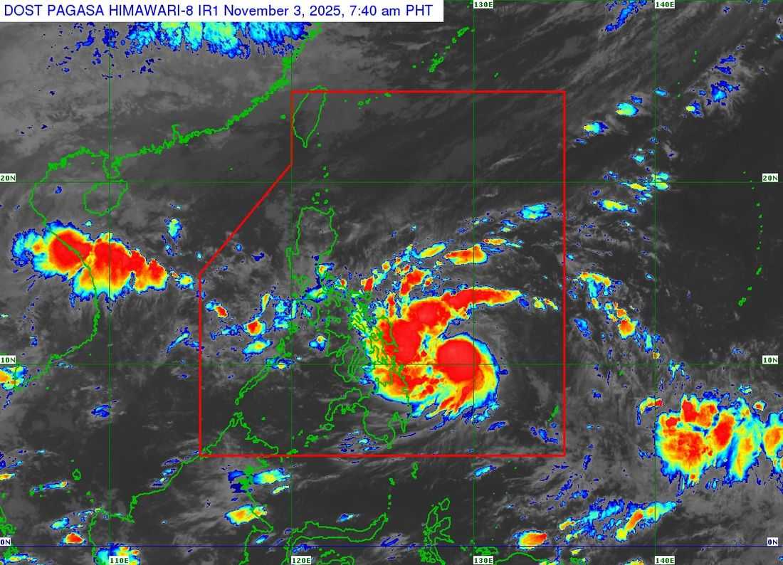 ‘Tino’ nearing typhoon strength; Signals raised in Visayas and Mindanao