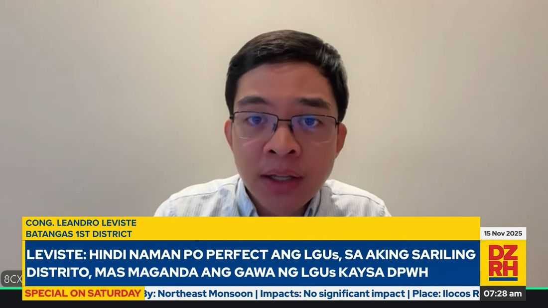 Cut or remove DPWH budget, let LGUs handle infra-projects – Batangas Rep. Leviste