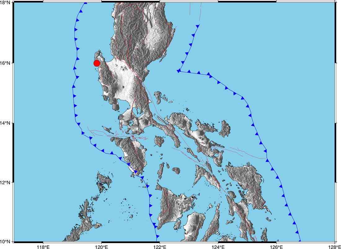 Magnitude 4.7 earthquake strikes Dasol, Pangasinan