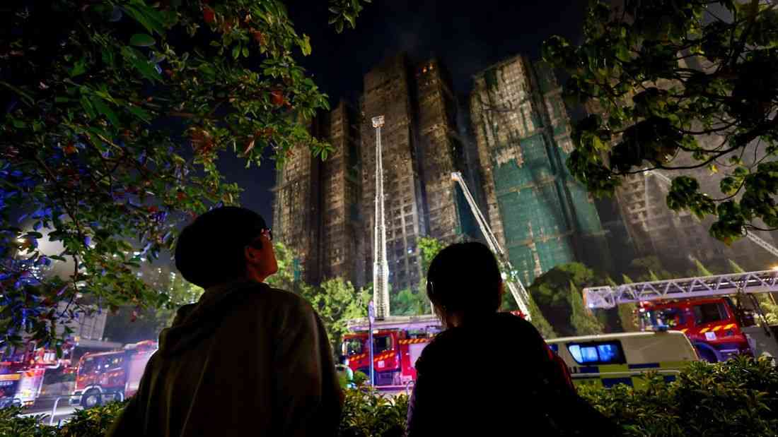 Hong Kong police arrest construction firm bosses over fire; death toll hits 83 with scores missing