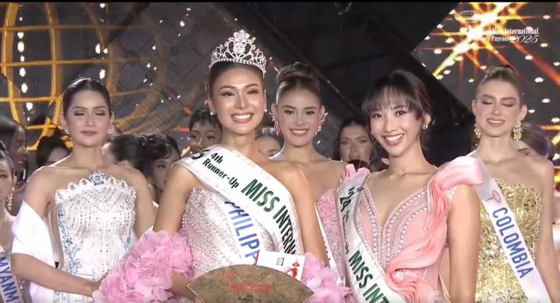 Philippine bet Myrna Esguerra places Fourth Runner-Up at Miss International 2025
