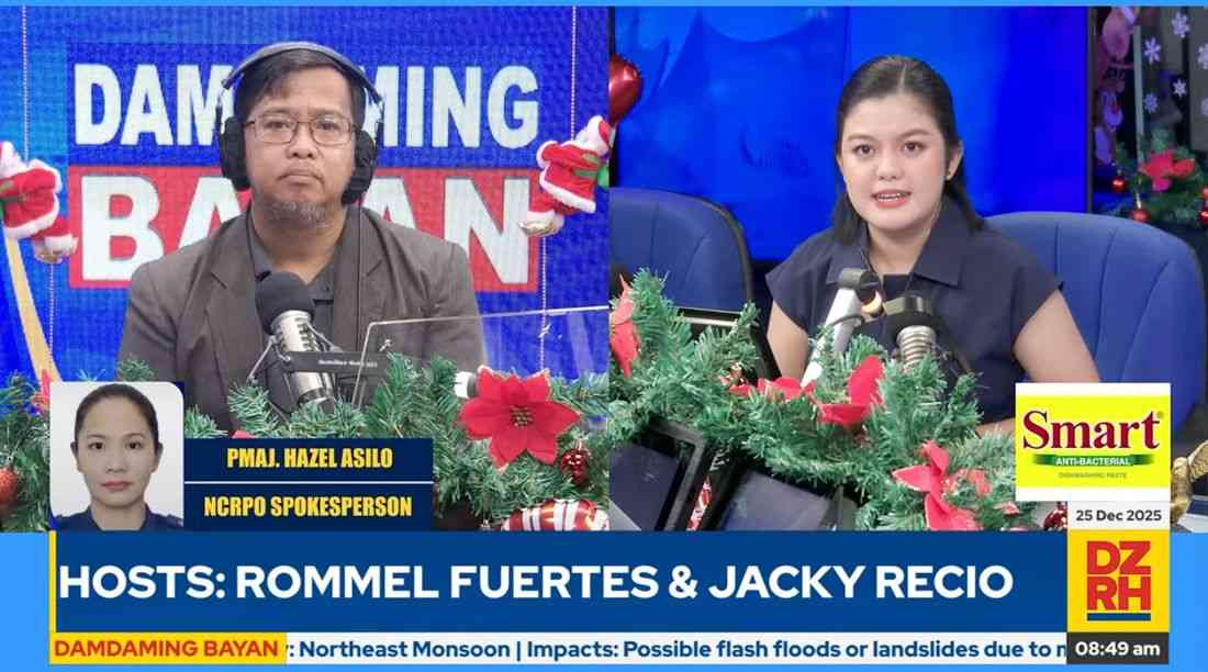 Metro Manila 'generally peaceful' this Christmas — NCRPO