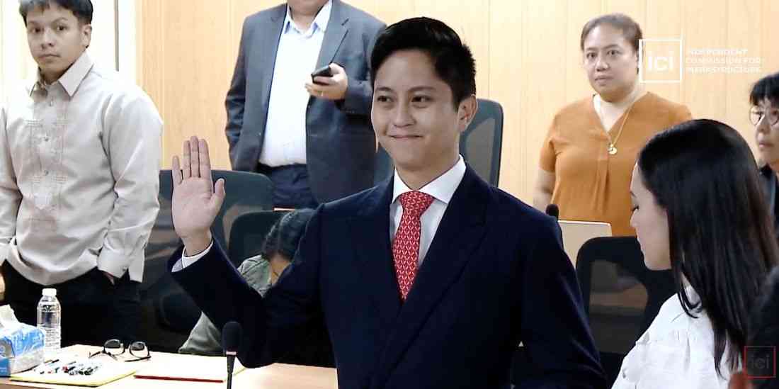 Sandro Marcos requests executive session at ICI hearing, says he appeared voluntarily