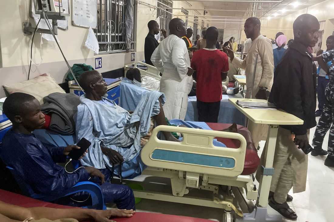 Blast hits mosque during evening prayers in Nigeria’s Maiduguri, witness says