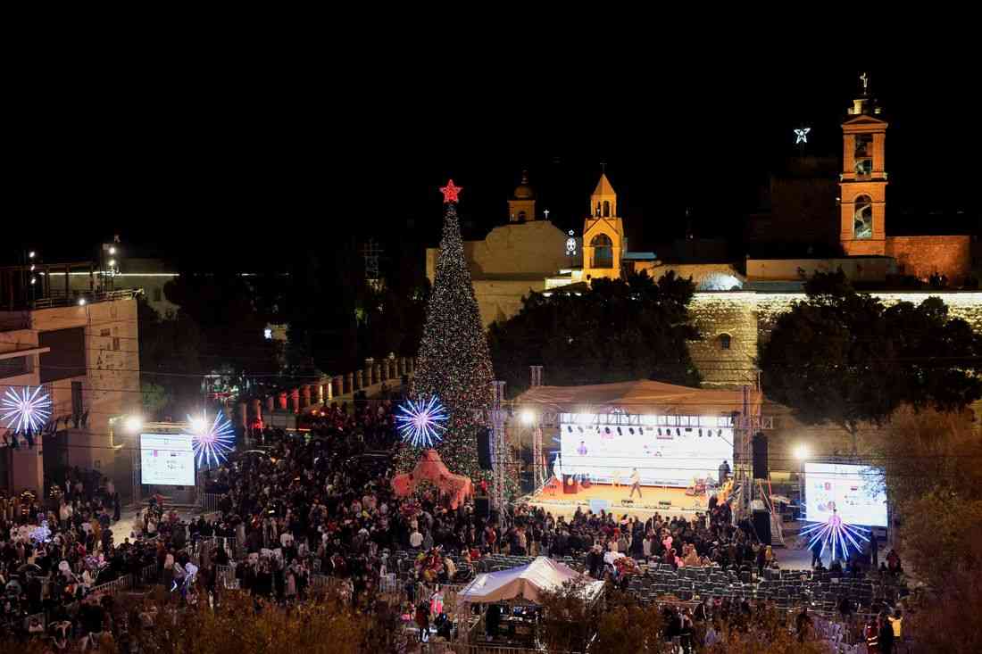 As Christmas lights return to Bethlehem, Palestinians look for hope