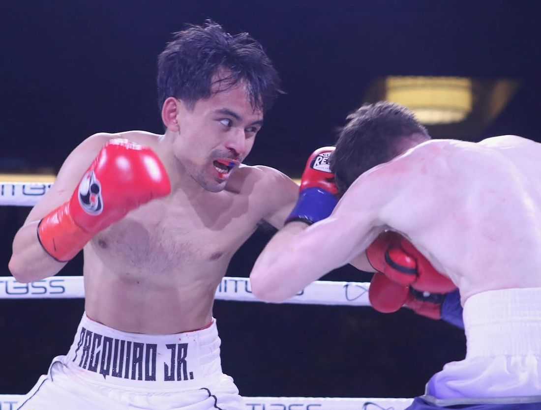 Pacquiao Jr. ends pro boxing debut in draw against Lally in California