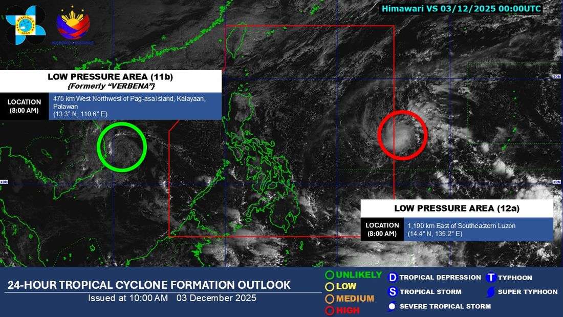 LPA outside PAR has ‘high’ chance of developing into tropical depression — PAGASA