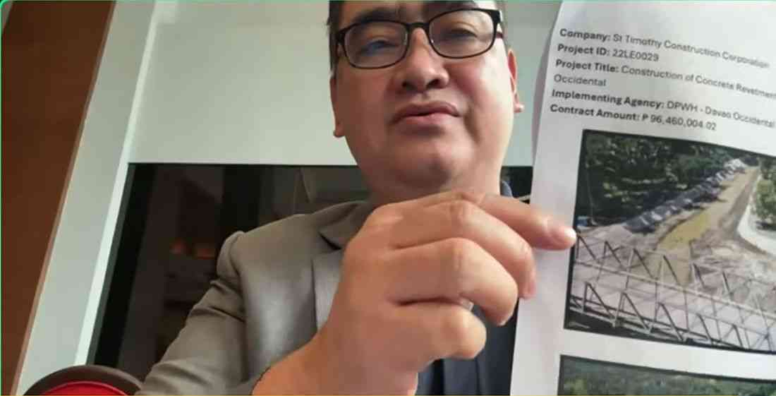 ‘Walang ghost project’: Discaya legal counsel denies substandard flood control project in Davao Occidental