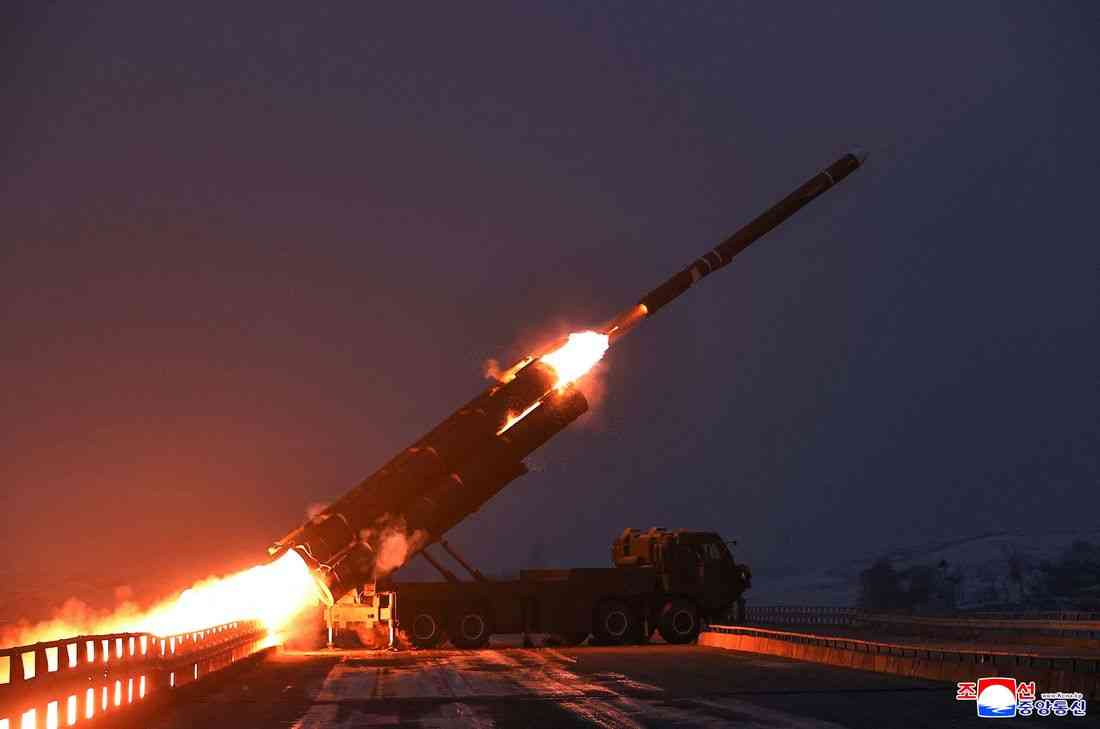 North Korea's Kim Jong Un oversees cruise missile launches