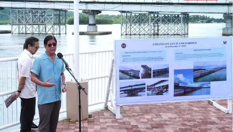 San Juanico Bridge set to reopen to heavy vehicles —PBBM