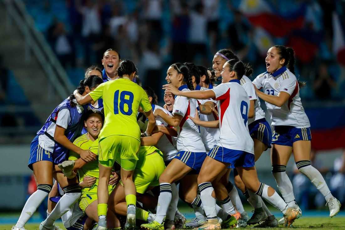 PH women reign in SEA Games football with first-ever gold