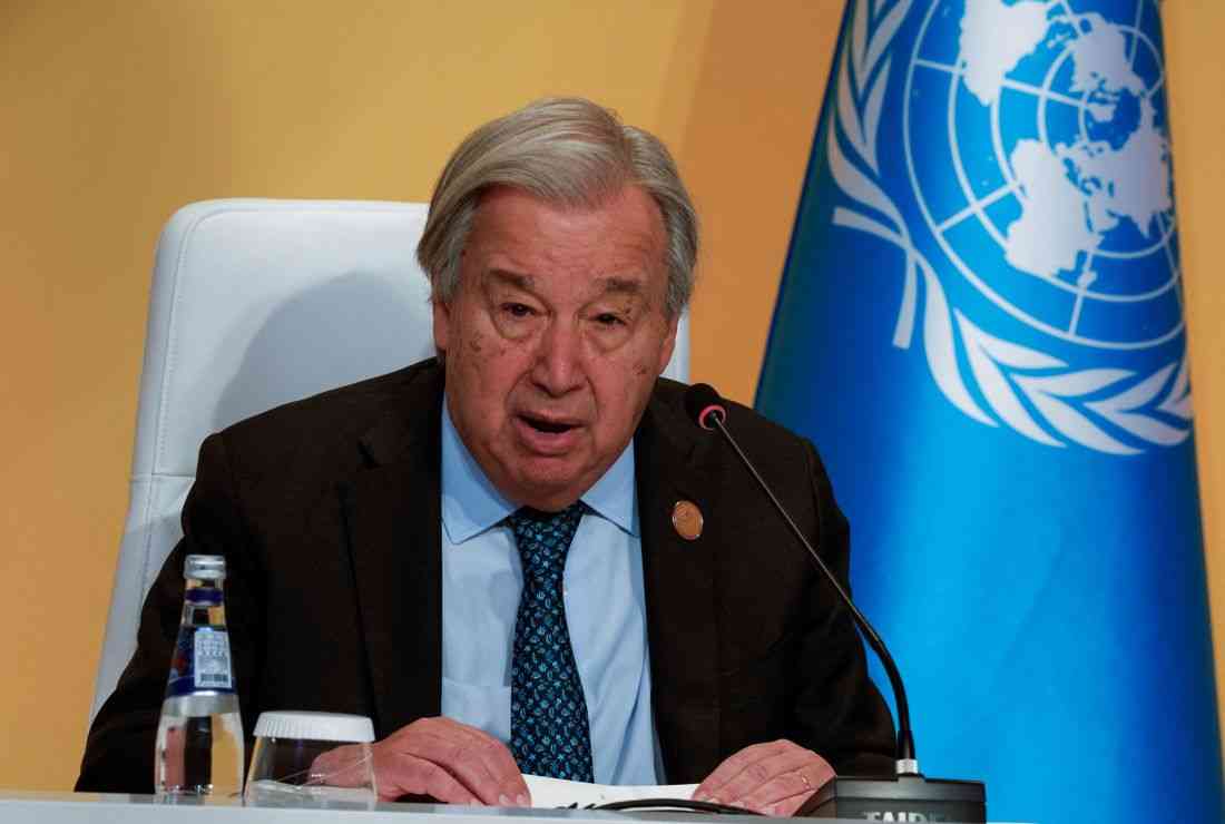 UN chief condemns Houthi detention of another 10 UN staff in Yemen