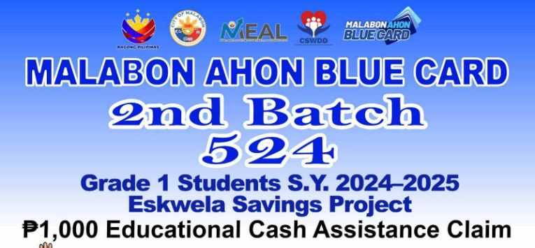 Malabon City opens 2nd batch of educational cash assistance for Grade 1 students