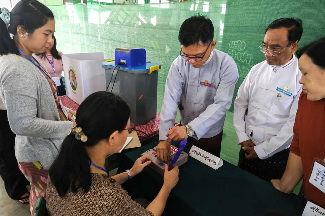 Myanmar votes amid civil war, junta chief down plays presidential role