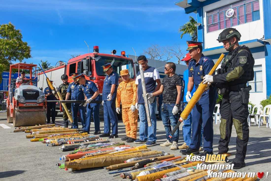 Western Visayas police destroys over 7,300 confiscated firecrackers ahead of year-end celebrations